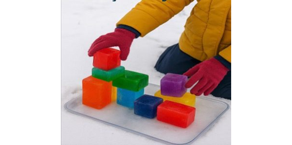 Renkli Buz Tuğlaları ile İnşaat