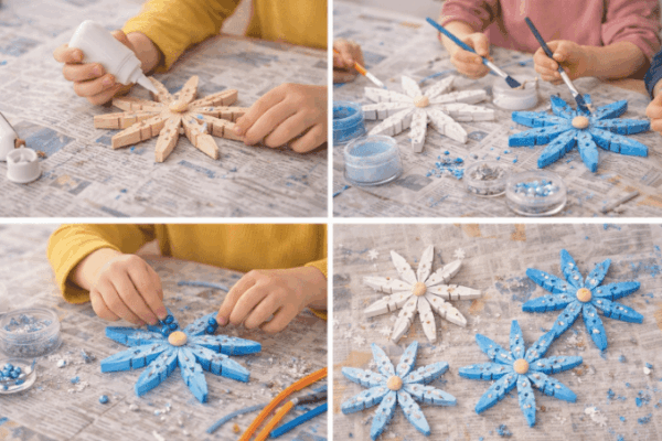 Mandallardan Kar Tanesi Tasarımı