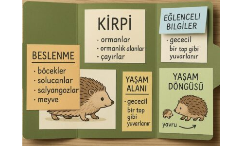 Kirpi Lapbook