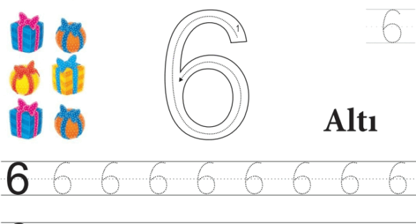 6 Sayısını Çiziyorum