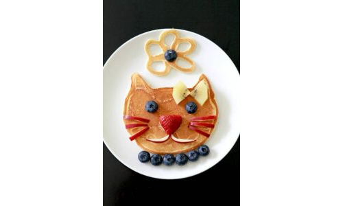 Hayvan Figürlü Vegan Pankek