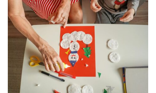 Artık Materyallerle Kardan Adam