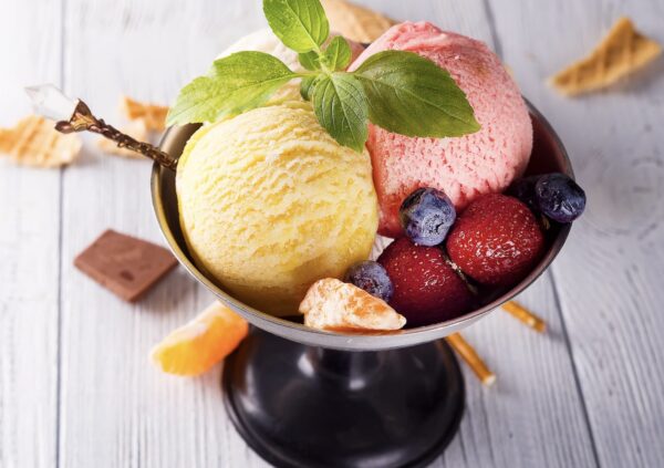 Sağlıklı Meyveli Dondurma