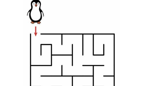 Penguen Labirent Basit