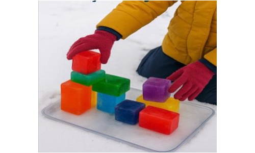 Renkli Buz Tuğlaları ile İnşaat